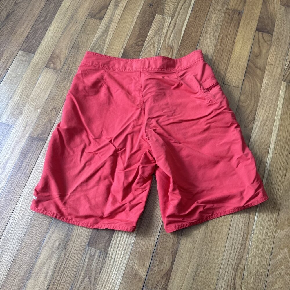 Patagonia Shorts Men's Nylon Solid Orange Size 32 - Picture 4 of 4